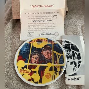 NORMAN ROCKWELL -THE TOY SHOP WINDOW